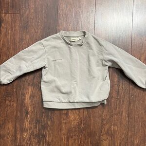 Pangaia Kids Sage Minimalist Crewneck Sweatshirt